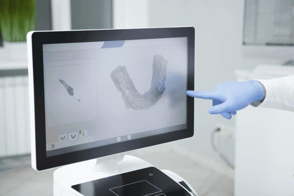 digital scanning orthodontic process
